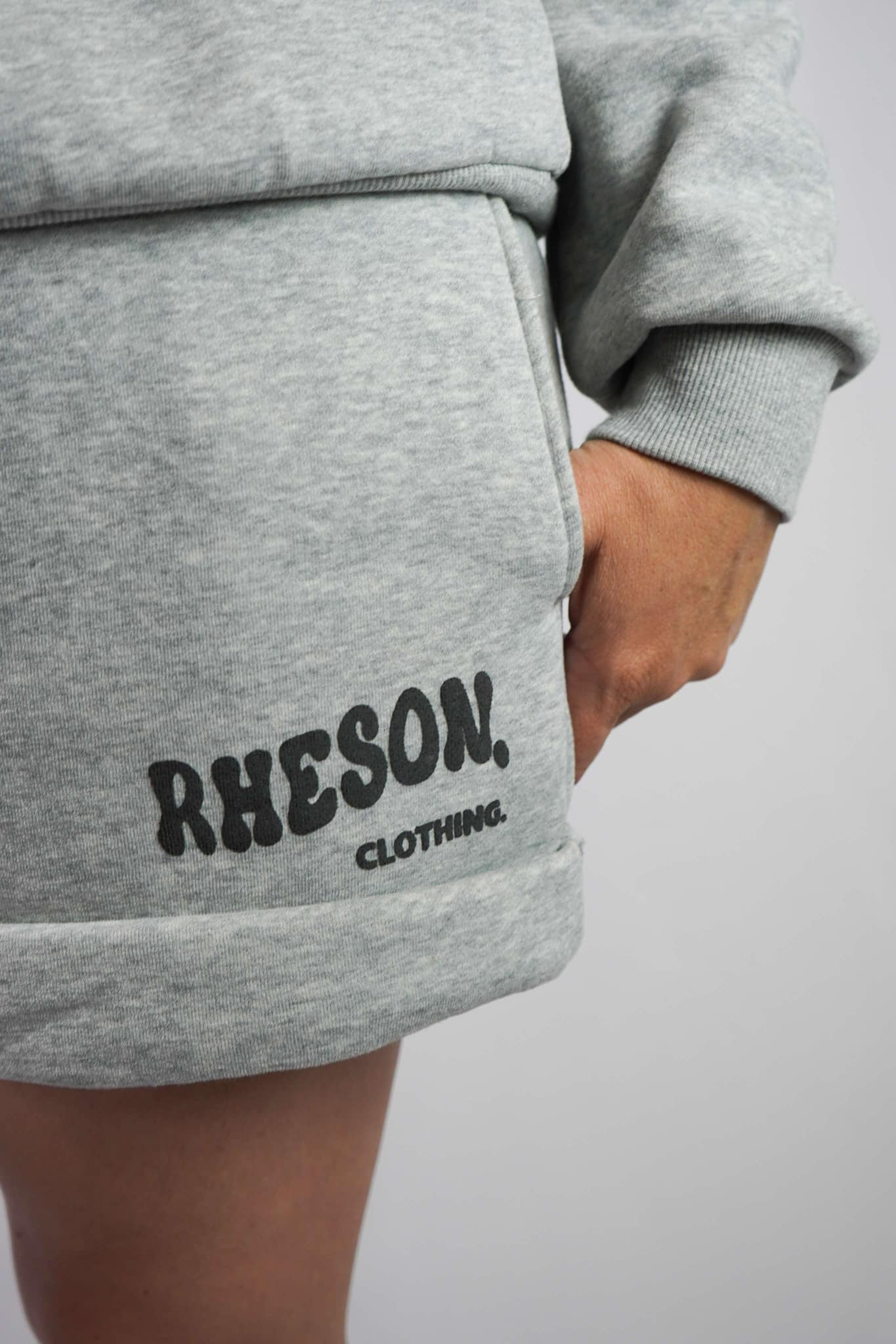 Grey Track Shorts