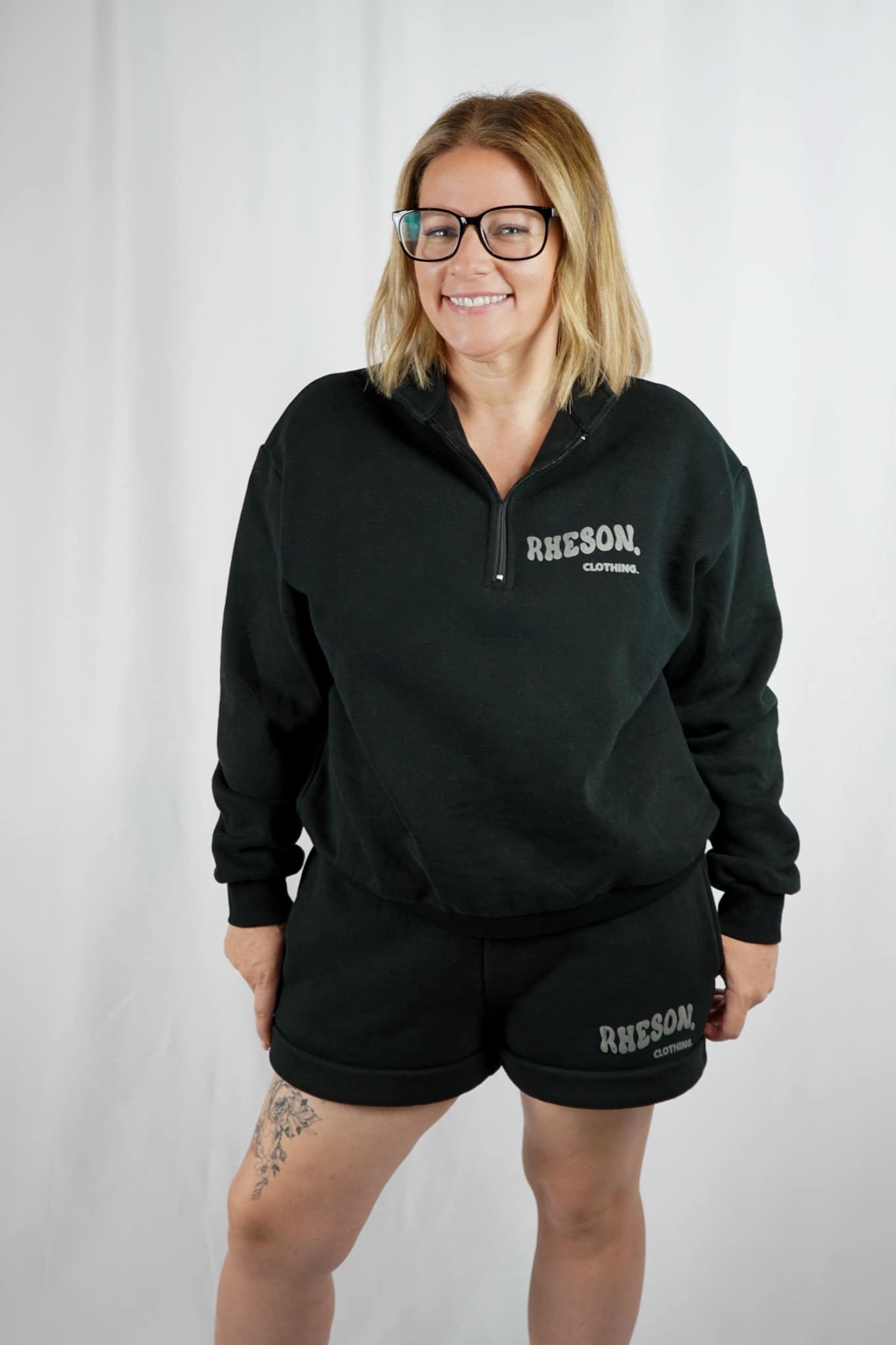 Black Quarter Zip