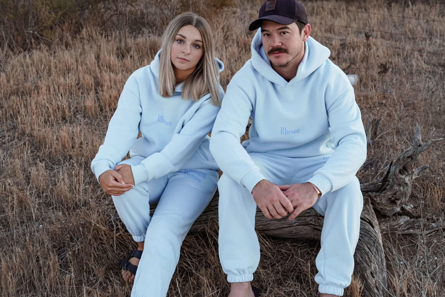 Sky Blue Track Pants