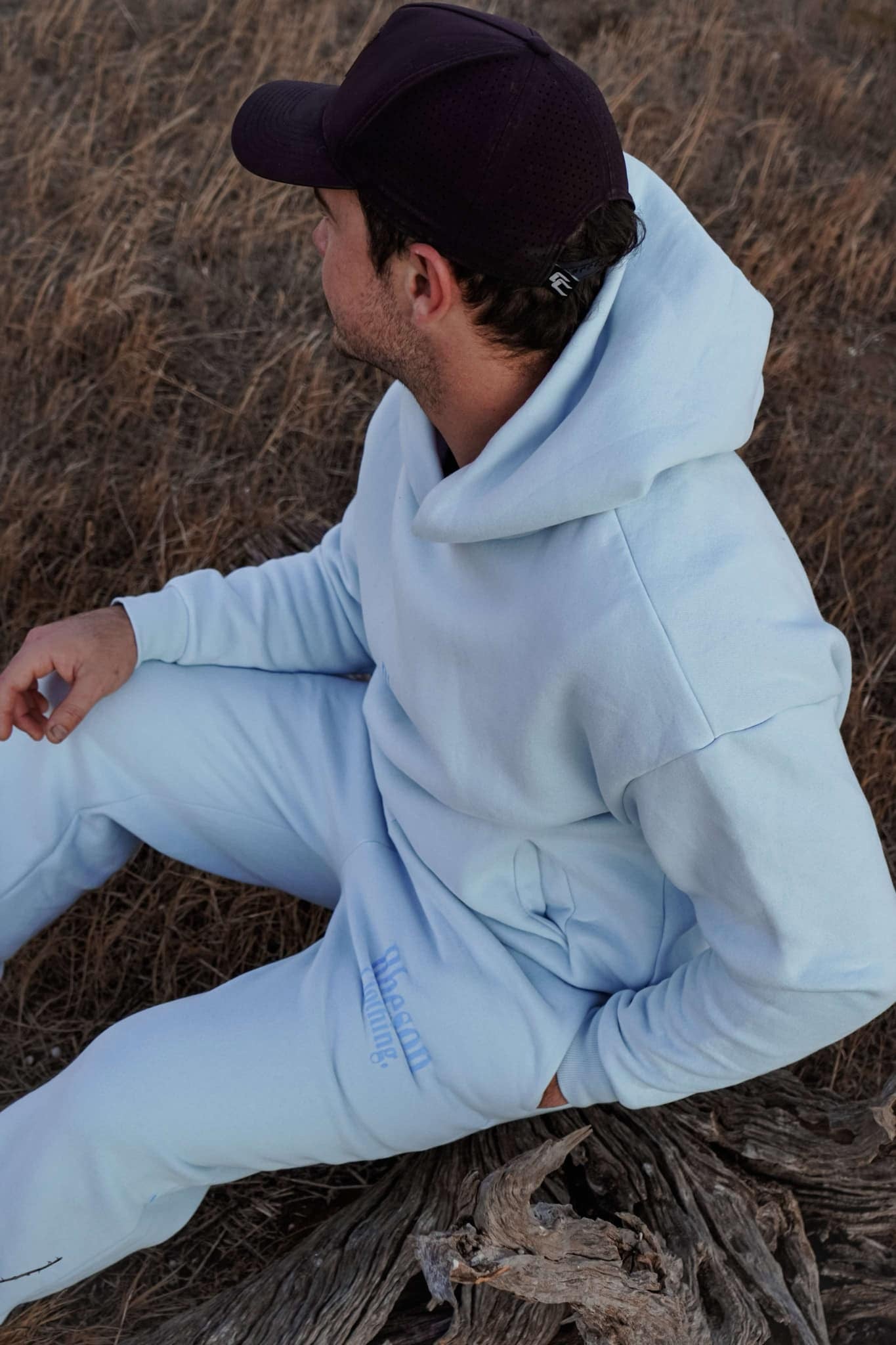 Sky Blue Track Pants