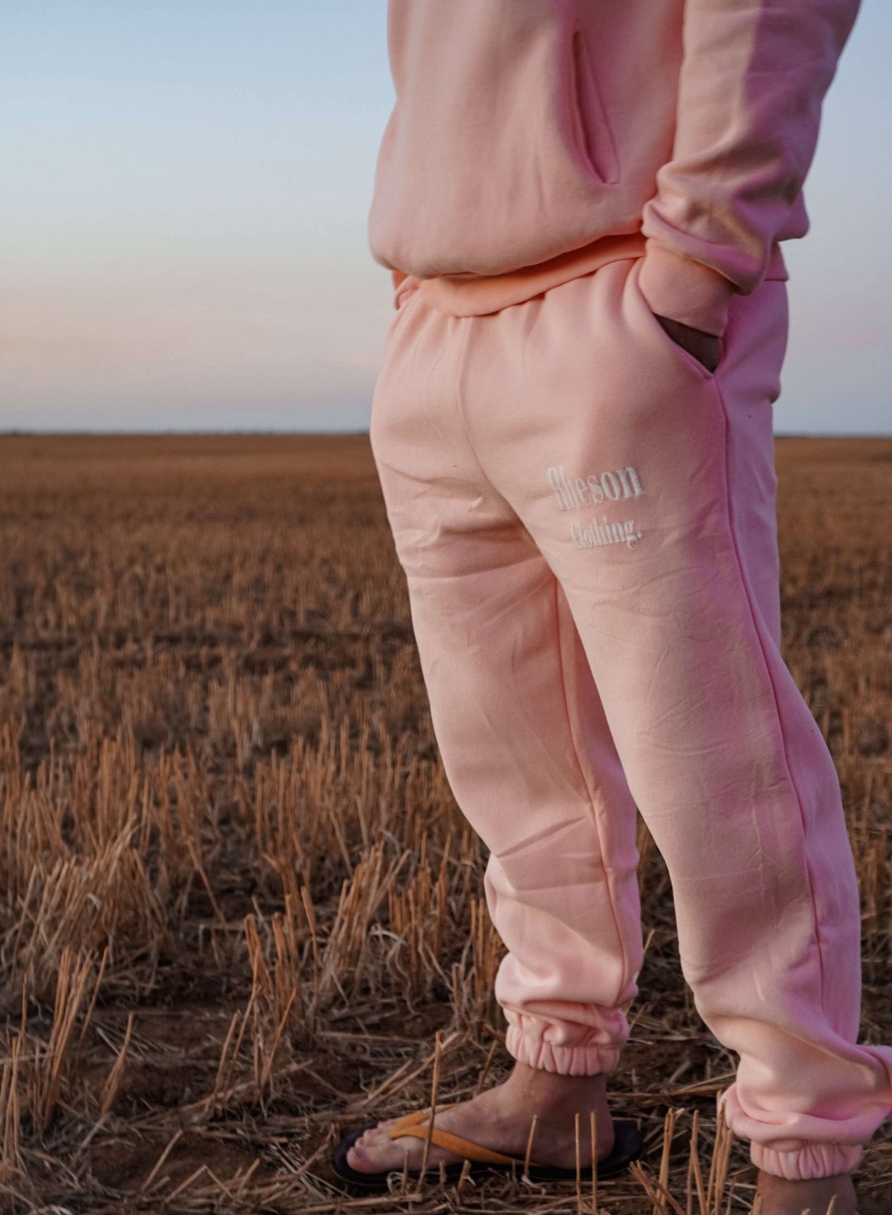 Coral Track Pants