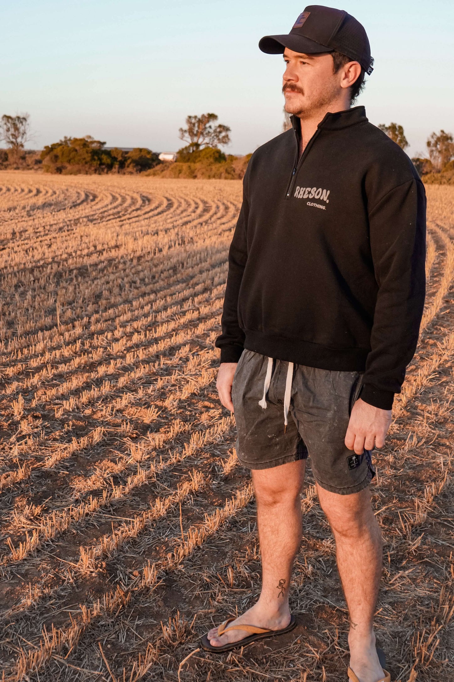 Black Quarter Zip