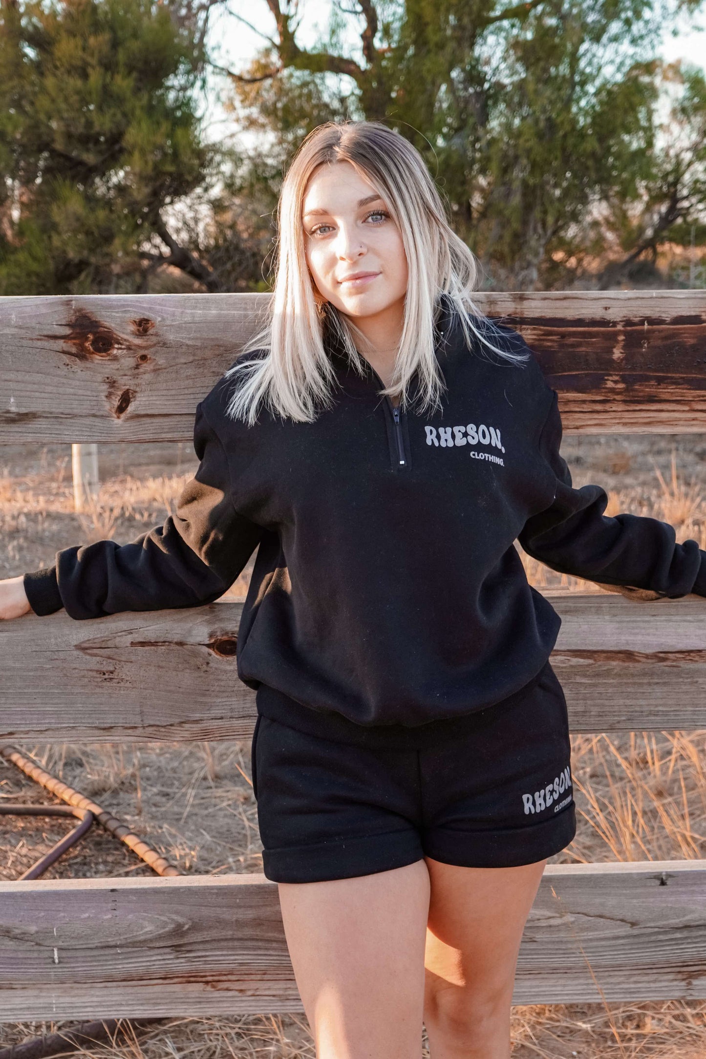 Black Quarter Zip